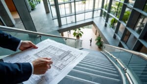 Plan d’escalier métallique : guide complet pour un escalier solide et design