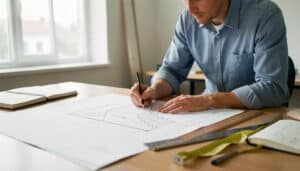 Comment dessiner un escalier sur un plan d’étage