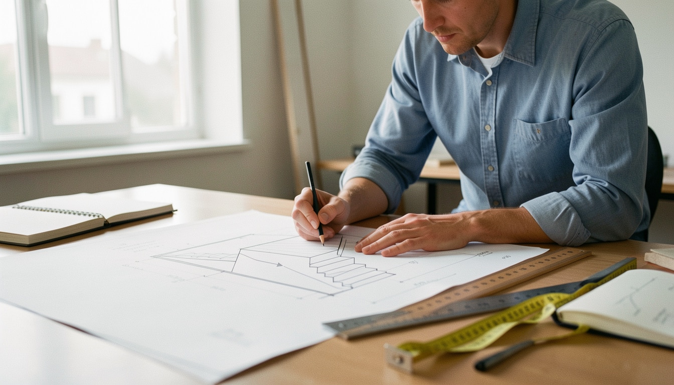 Comment dessiner un escalier sur un plan d’étage