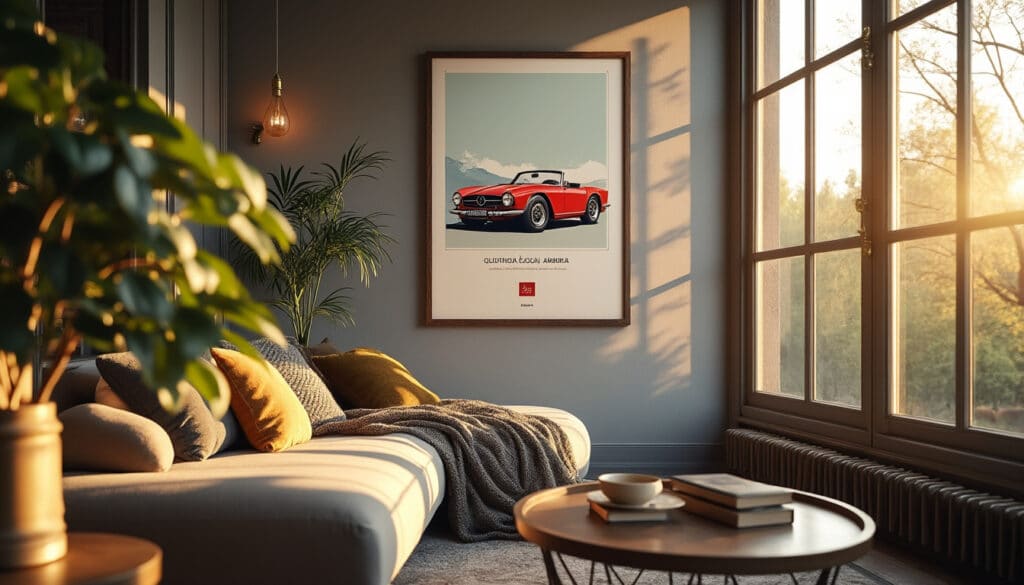 Image mise en avant pour Avec Image Republic, l’affiche automobile adopte l’esprit vintage