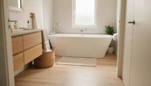 Sol vinyle dans la salle de bain : bien le choisir