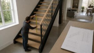 Dimensions d’un escalier : calcul, normes et encombrement